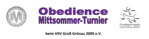 Obedience Mittsommer-Turnier
